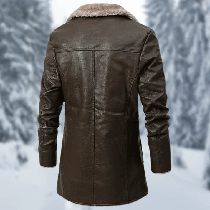 Lucian - warme herren-fleece-winterjacke